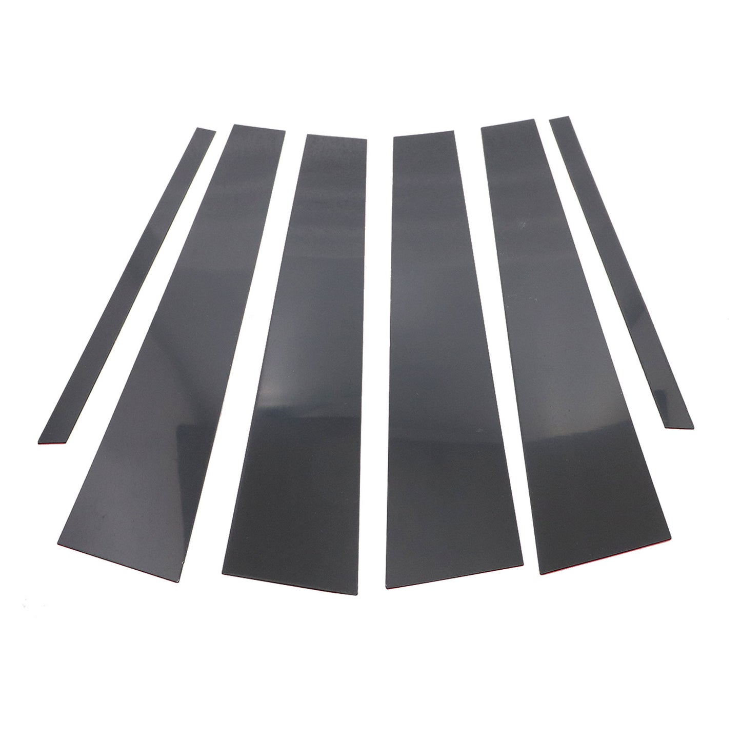 6x Door Pillar Posts Cover Trim For Infiniti G35 G37 Sedan 2002-2013 Gloss Black