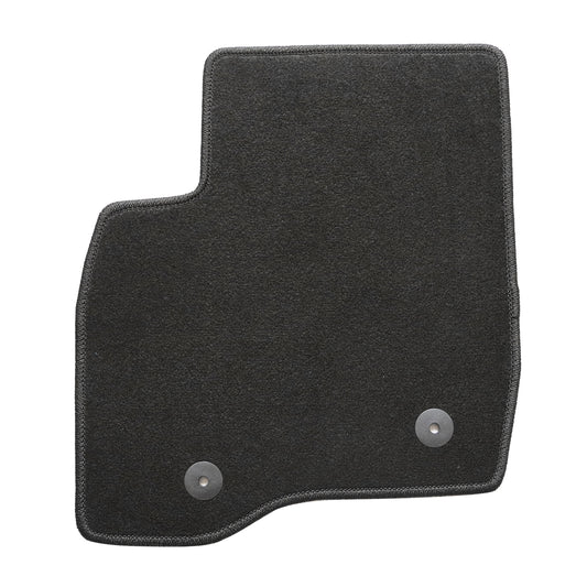 Full Set Front & Rear Floor Mats Carpet For 2015-2019 Ford Explorer Blk Velour