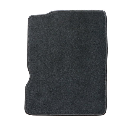 Full Set Front & Rear Floor Mats Carpet For 2015-2019 Ford Explorer Blk Velour