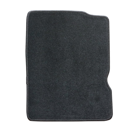 Full Set Front & Rear Floor Mats Carpet For 2015-2019 Ford Explorer Blk Velour