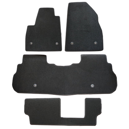 Fits 2020 2021 2022 2023 2024 2025 Cadillac XT6 Floor Mats Carpet Velour 4-Door