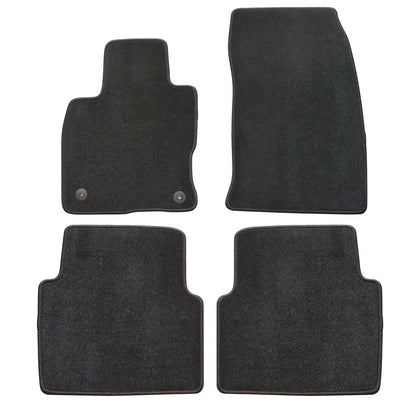 Replacement Black Velour Floor Mats Carpet Set of 4 Fits 2020-2024 Ford Escape