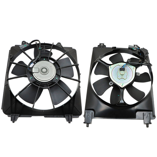 Front side Radiator Condenser Cooling Fan Assembly For Honda Civic 2006 07-2011