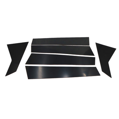 For Honda Civic Sedan 2016-2021 6Pcs Pillar Post Door Trim Accessories Black