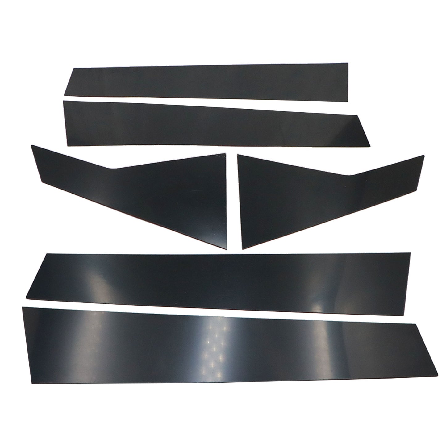 For Honda Civic Sedan 2016-2021 6Pcs Pillar Post Door Trim Accessories Black