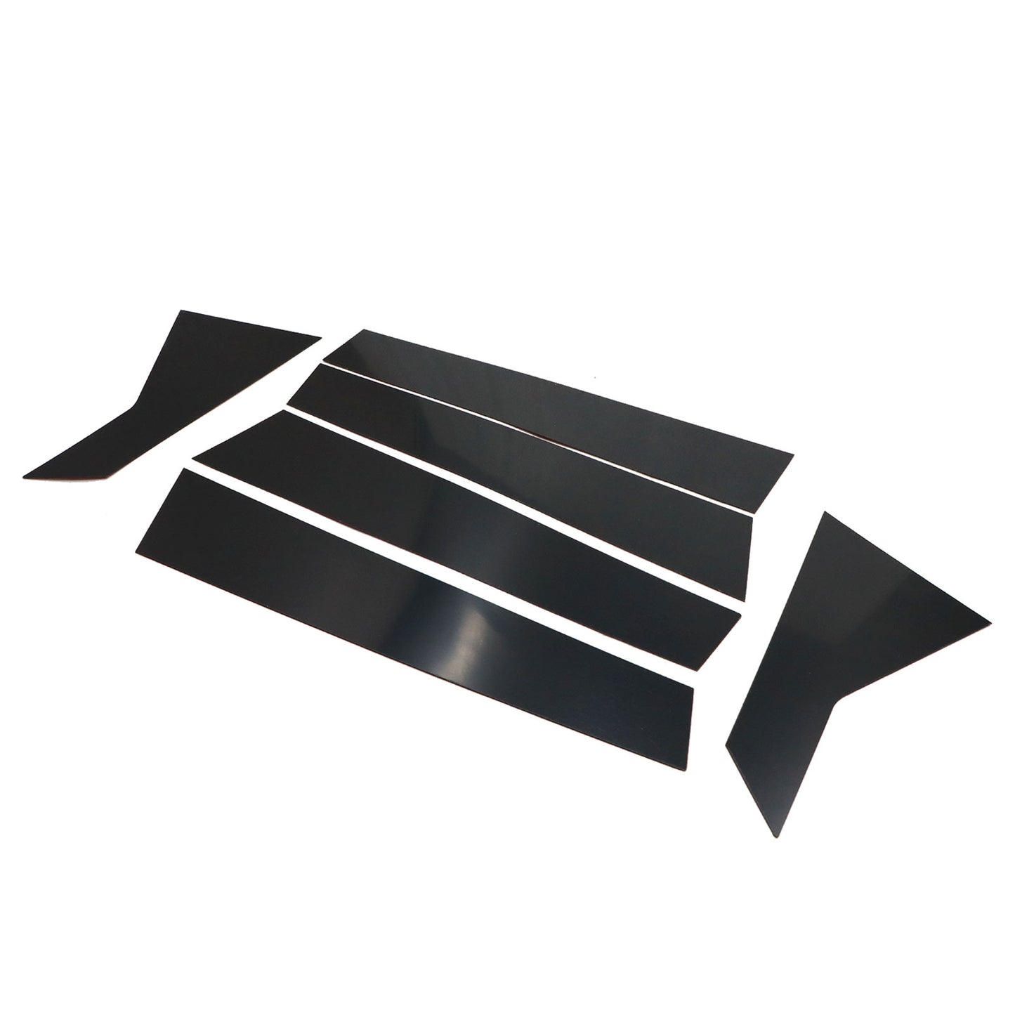 For Honda Civic Sedan 2016-2021 6Pcs Pillar Post Door Trim Accessories Black