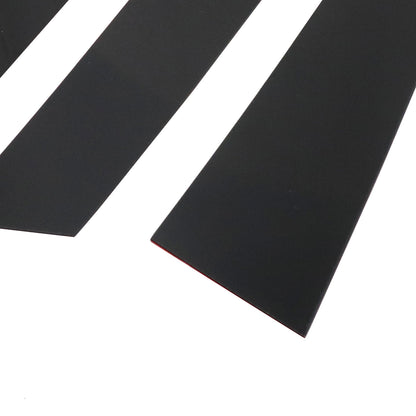 Black For Honda Civic 2006-2011 (4dr) Pillar Posts Door Trim Cover 6pc/Set New