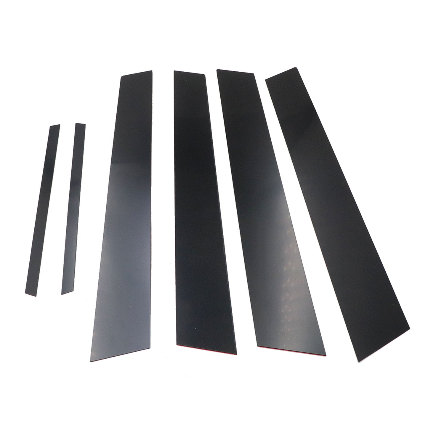 Black For Honda Civic 2006-2011 (4dr) Pillar Posts Door Trim Cover 6pc/Set New
