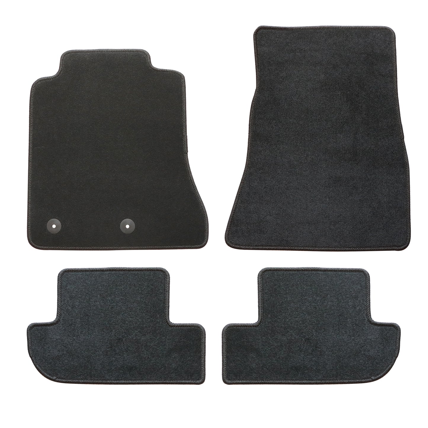 2015 2016 2017 2018 Fits Ford Mustang Front &Rear Floor Mats Carpet Velour 4Pcs