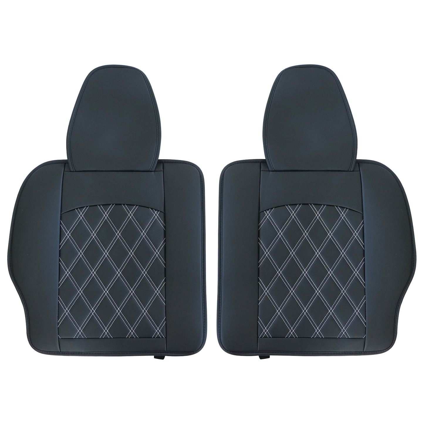 For 2007-2021 Chevy Silverado GMC Sierra 1500 2500 Leather Car Seat Cover 5-Seat
