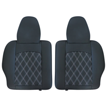 For 2007-2021 Chevy Silverado GMC Sierra 1500 2500 Leather Car Seat Cover 5-Seat