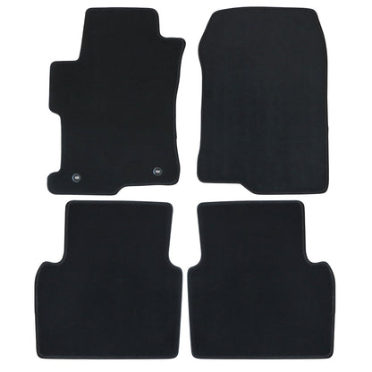 For 2008 2009 2010 2011 2012 Honda Accord Sedan Front & Rear Velour Floor Mats