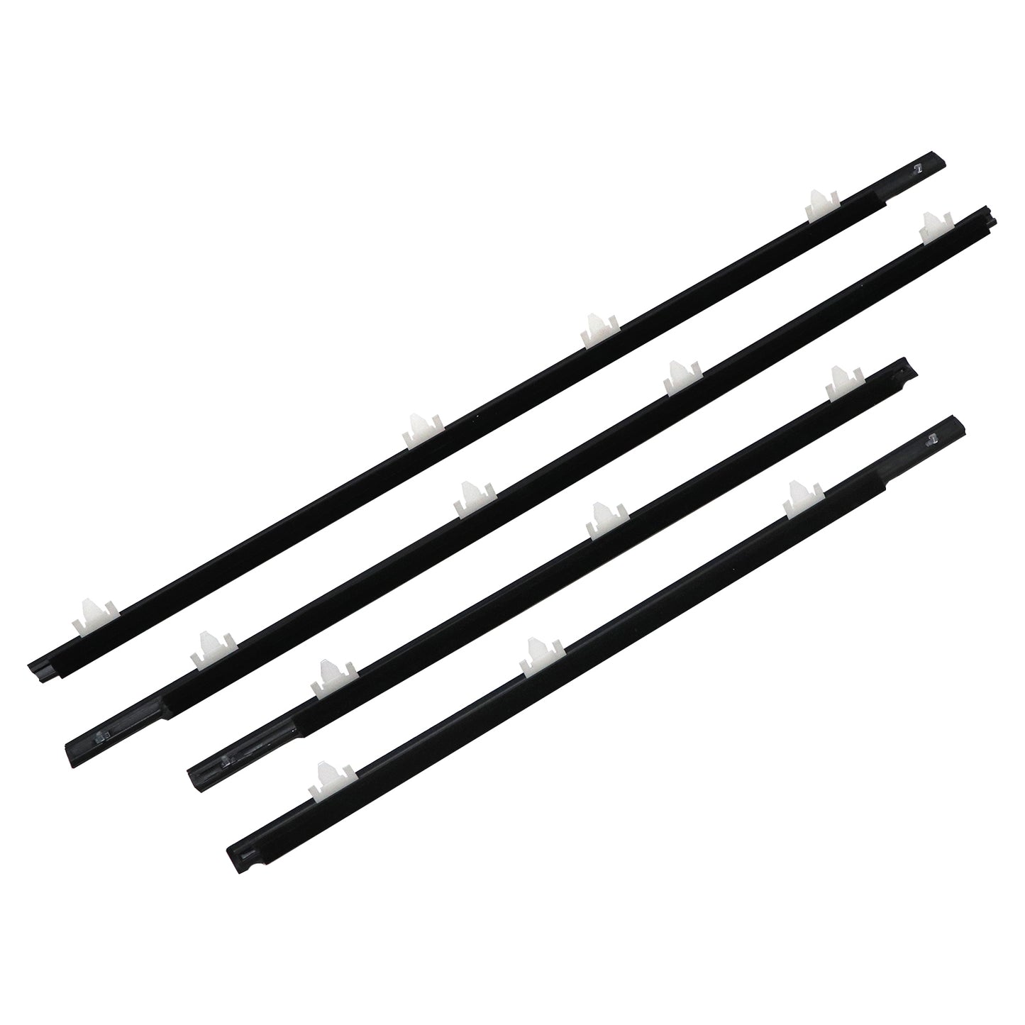 Fits For 1990-1994 Nissan Sentra Sedan 4 door Black belt line rubber seal NEW
