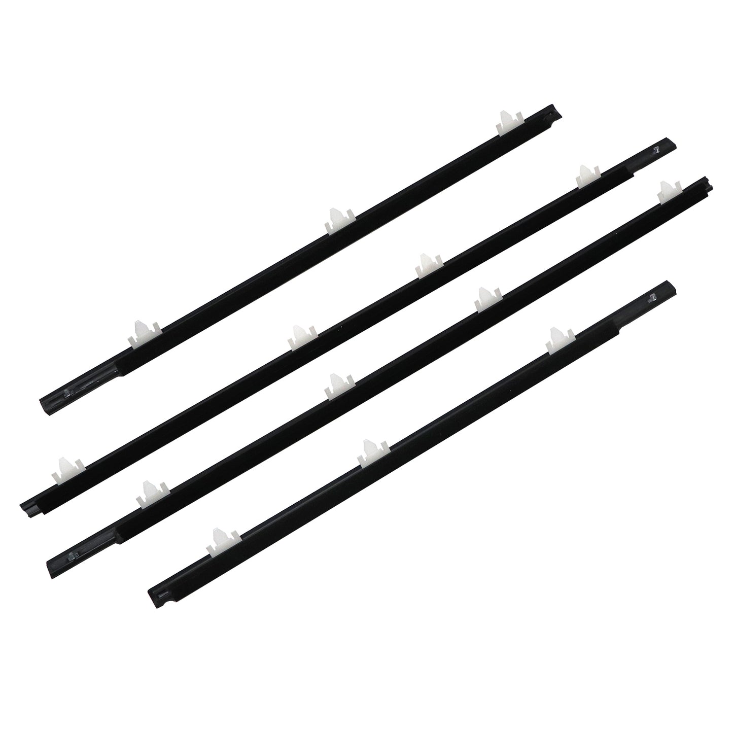 Fits For 1990-1994 Nissan Sentra Sedan 4 door Black belt line rubber seal NEW