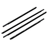 Fits For 1990-1994 Nissan Sentra Sedan 4 door Black belt line rubber seal NEW