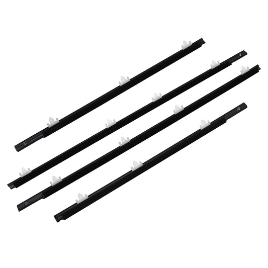 Fits For 1990-1994 Nissan Sentra Sedan 4 door Black belt line rubber seal NEW