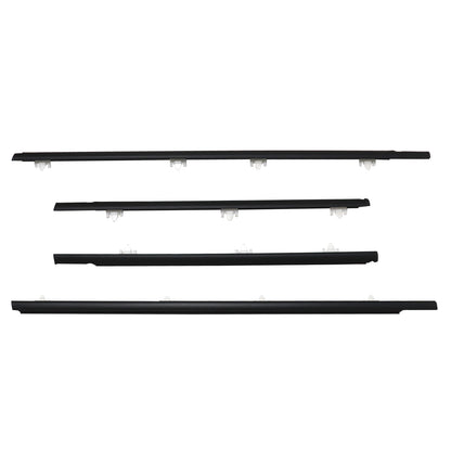 Fits For 1990-1994 Nissan Sentra Sedan 4 door Black belt line rubber seal NEW