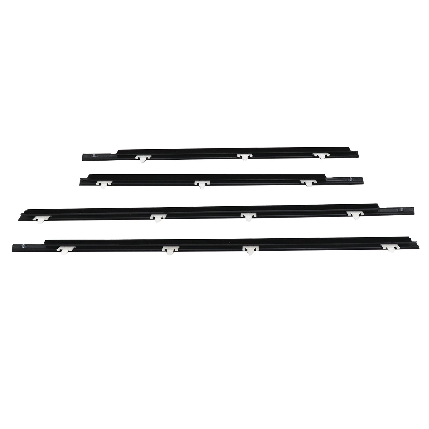Fits For 1990-1994 Nissan Sentra Sedan 4 door Black belt line rubber seal NEW