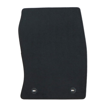 For 2014-2021 Toyota Tundra Crew Max Front & Rear Black  Floor Mats Velour
