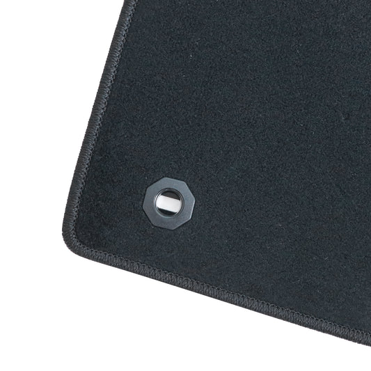 For 2014-2021 Toyota Tundra Crew Max Front & Rear Black  Floor Mats Velour
