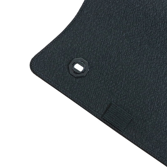 For 2014-2021 Toyota Tundra Crew Max Front & Rear Black  Floor Mats Velour