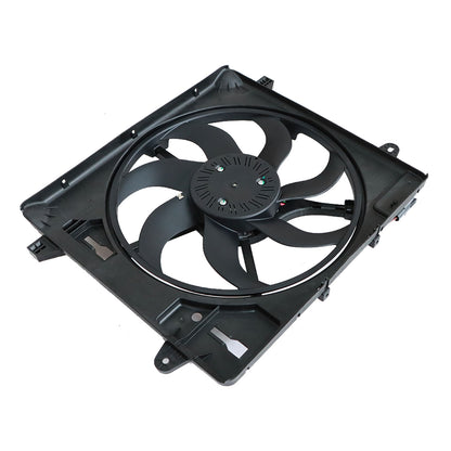 Radiator Cooling Fan Assembly w/ Brushless Motor Fits 12-2017 Jeep Wrangler 3.6L