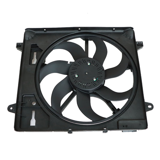 Radiator Cooling Fan Assembly w/ Brushless Motor Fits 12-2017 Jeep Wrangler 3.6L