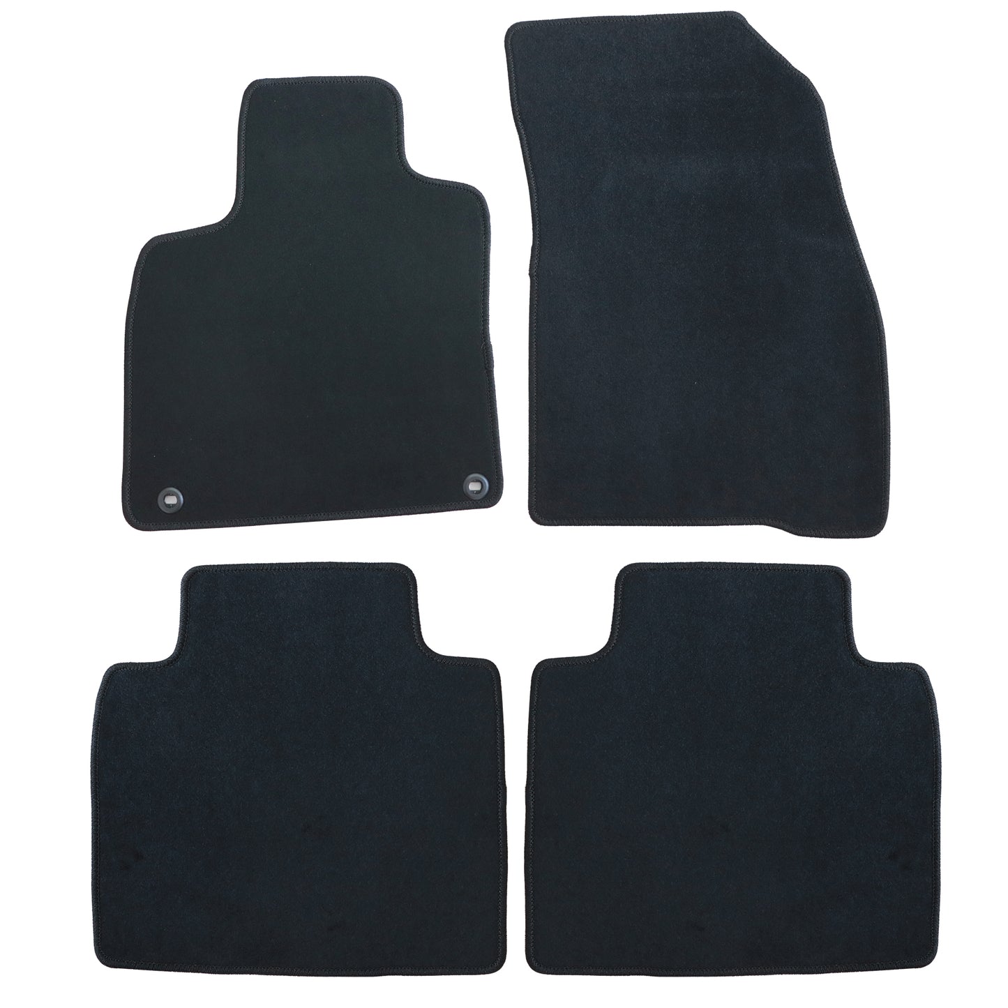 For 2023 2024 2025 Honda Accord Sedan Front & Rear Velour Floor Mats Carpet 4Pcs