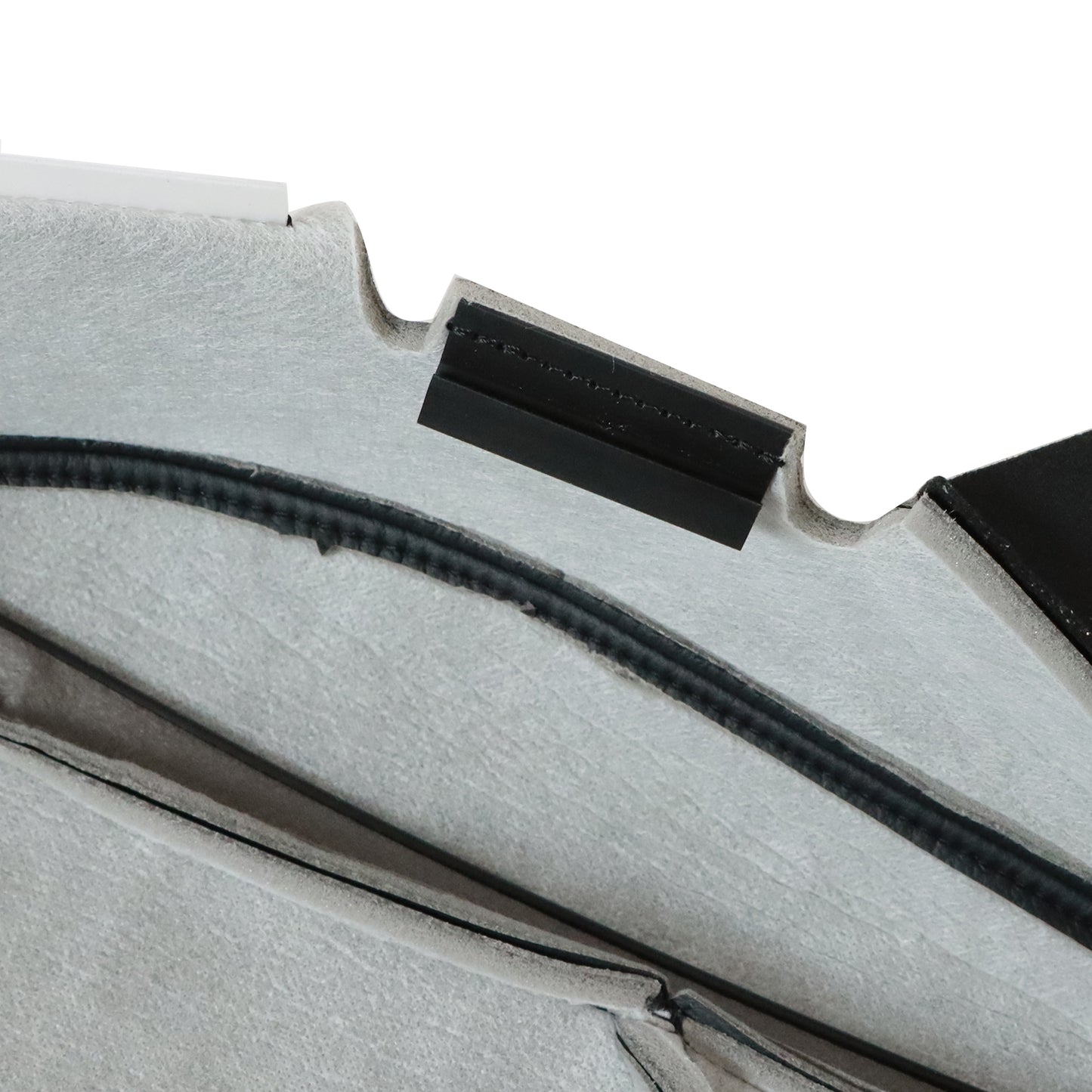 For 09-14 Mazda MX-5 Miata Passenger Bottom Replacement Leather Seat Cover Black