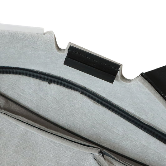 For 09-14 Mazda MX-5 Miata Passenger Bottom Replacement Leather Seat Cover Black