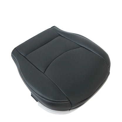 For 09-14 Mazda MX-5 Miata Passenger Bottom Replacement Leather Seat Cover Black