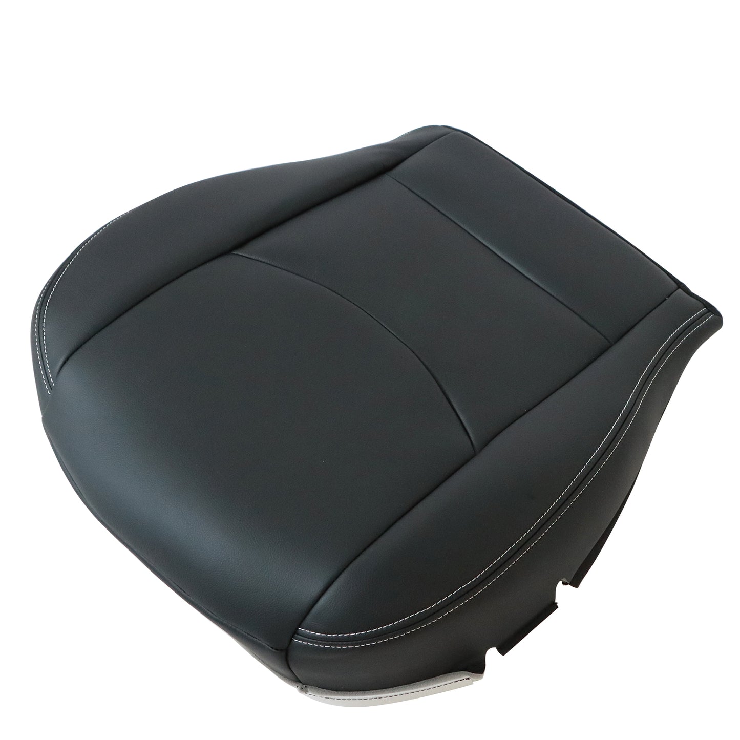 For 09-14 Mazda MX-5 Miata Passenger Bottom Replacement Leather Seat Cover Black