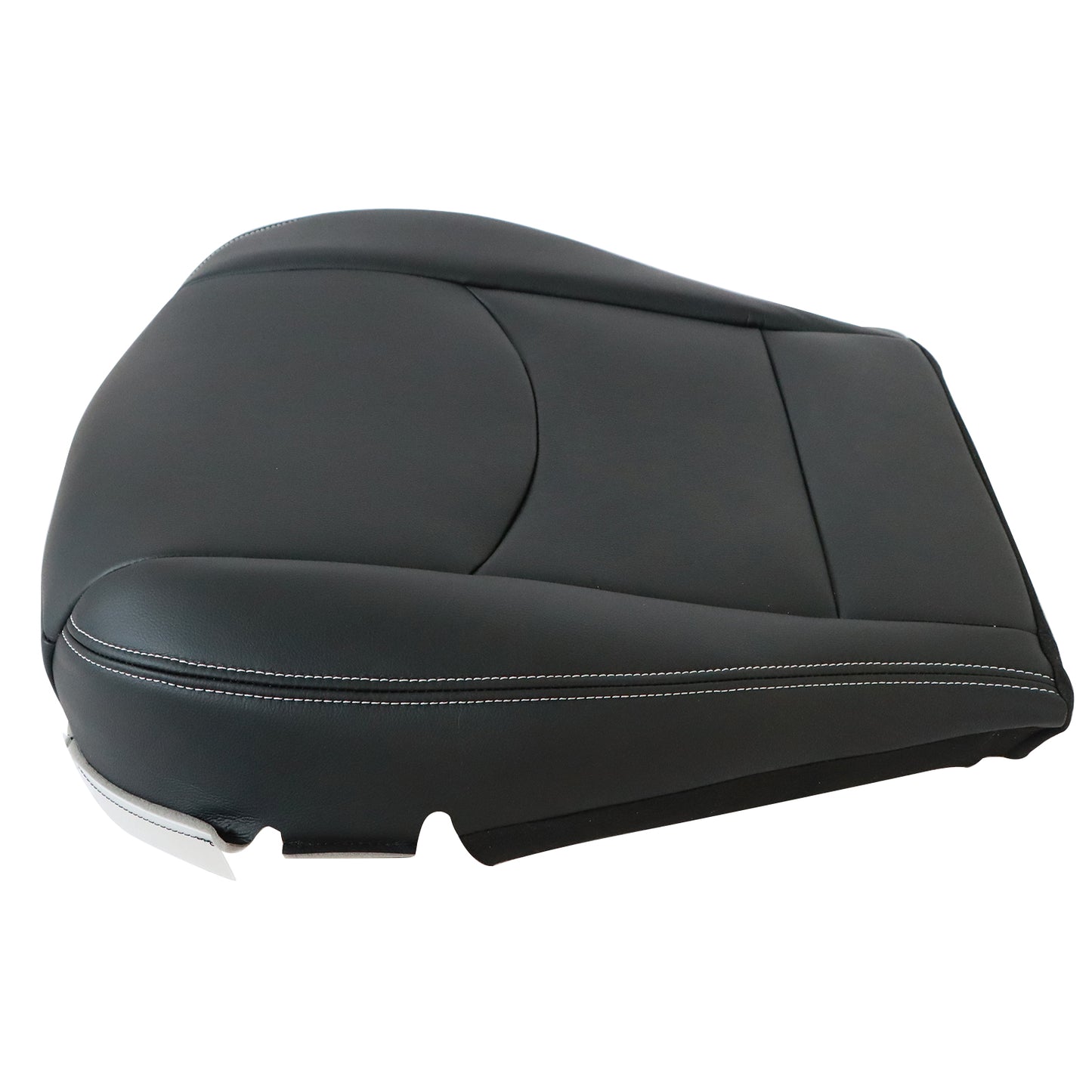 For 09-14 Mazda MX-5 Miata Passenger Bottom Replacement Leather Seat Cover Black