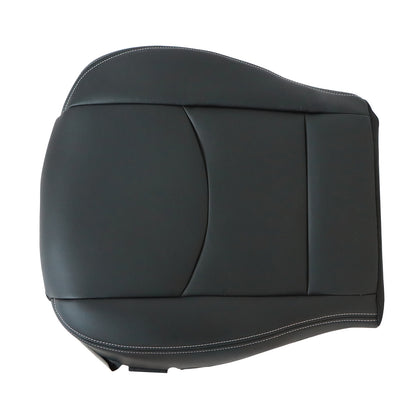 For 09-14 Mazda MX-5 Miata Passenger Bottom Replacement Leather Seat Cover Black