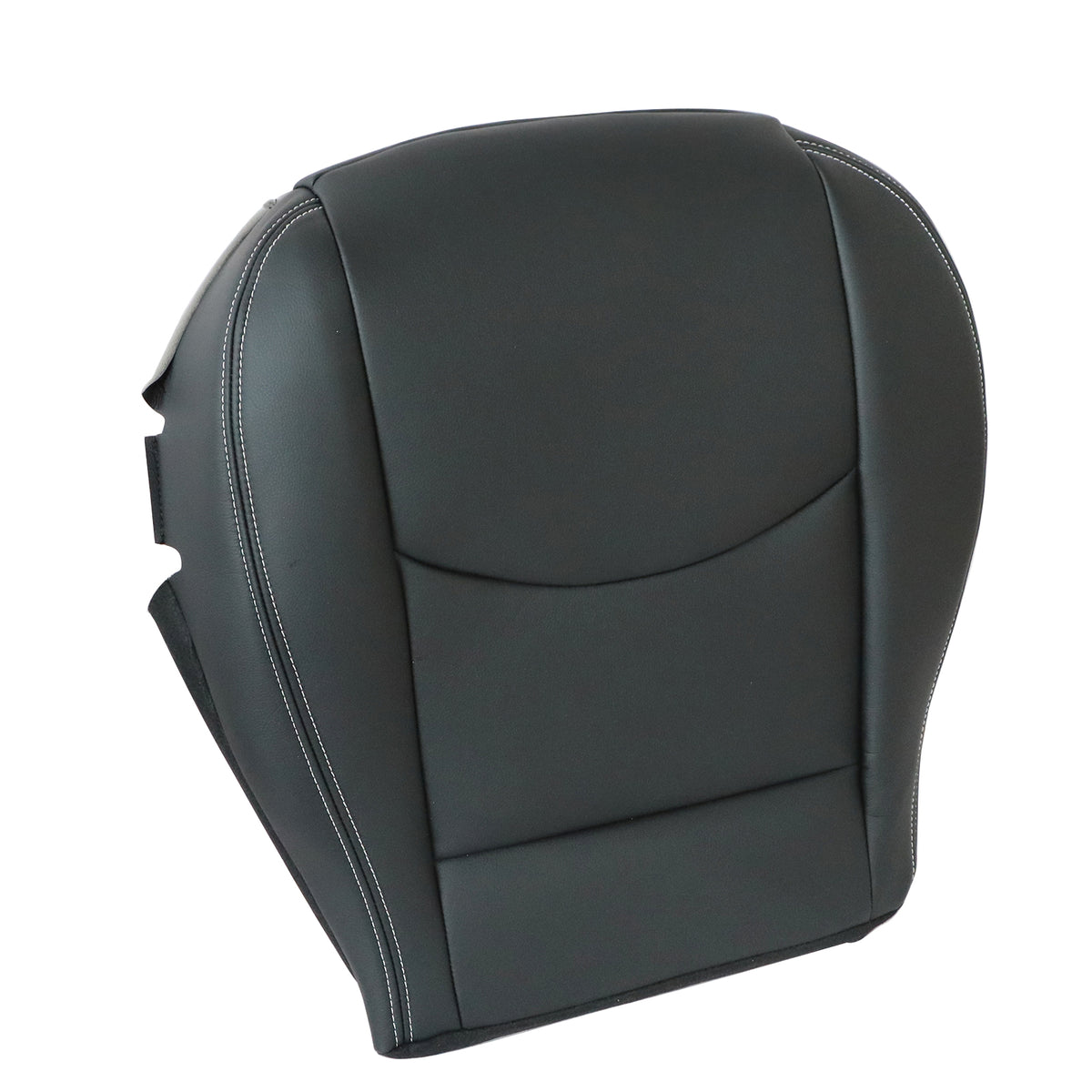 For 09-14 Mazda MX-5 Miata Passenger Bottom Replacement Leather Seat Cover Black