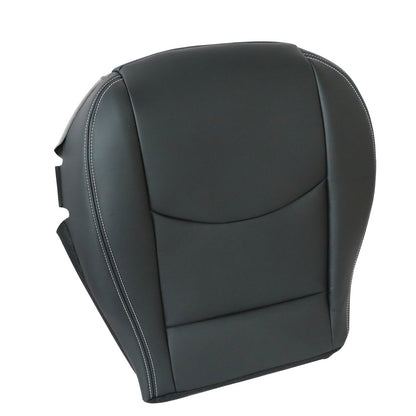 For 09-14 Mazda MX-5 Miata Passenger Bottom Replacement Leather Seat Cover Black