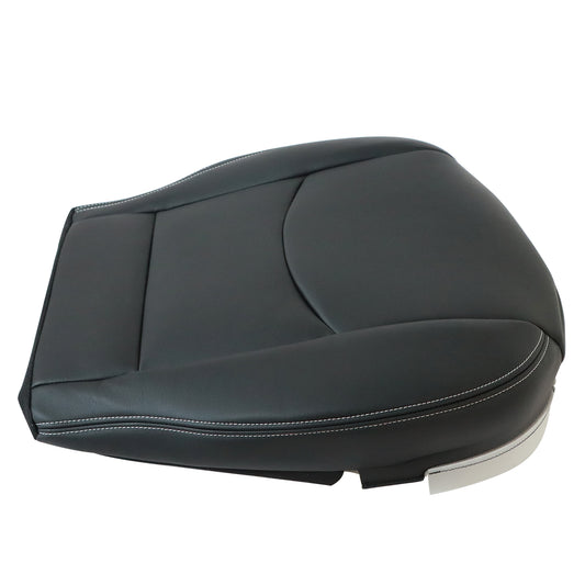 For 09-14 Mazda MX-5 Miata Passenger Bottom Replacement Leather Seat Cover Black
