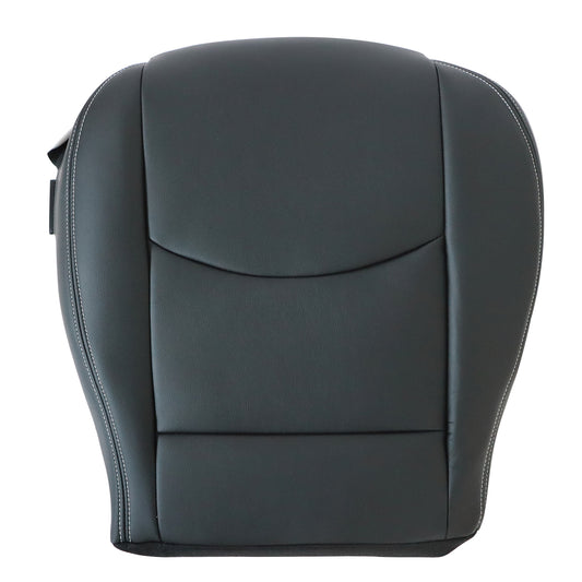 For 09-14 Mazda MX-5 Miata Passenger Bottom Replacement Leather Seat Cover Black