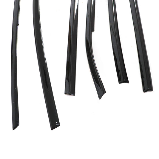 Window Strip Trim Titanium For BMW X3 2018 2019 2020-2024 10PCS Black New US
