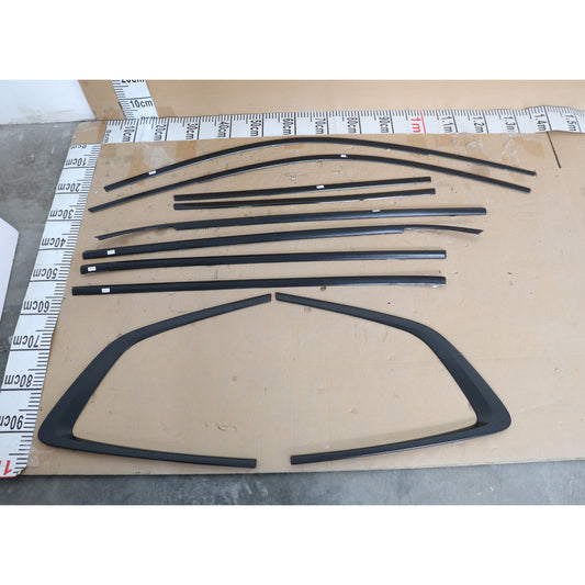 Window Strip Trim Titanium For BMW X3 2018 2019 2020-2024 10PCS Black New US