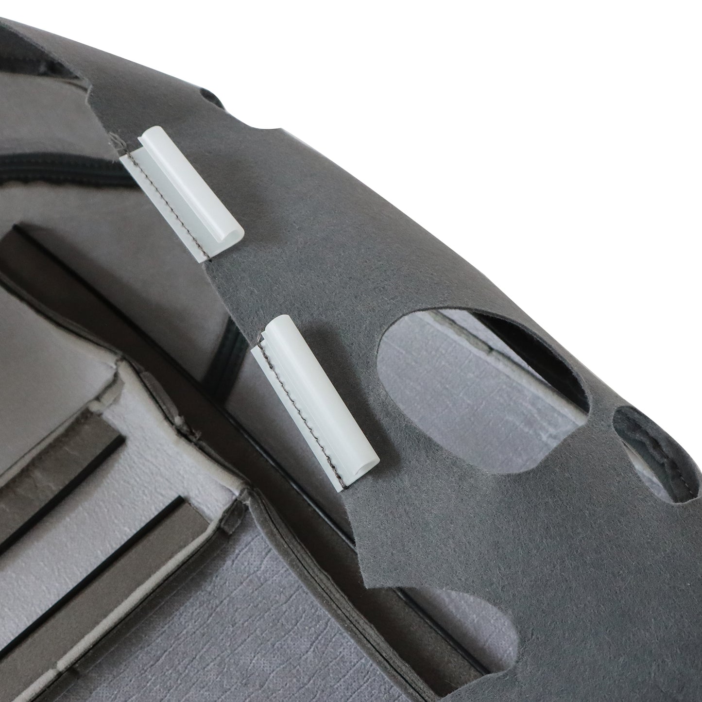FOR Honda CRV 2007 2008 2009 2010 2011 Driver Lean Back Leather Seat Cover Gray