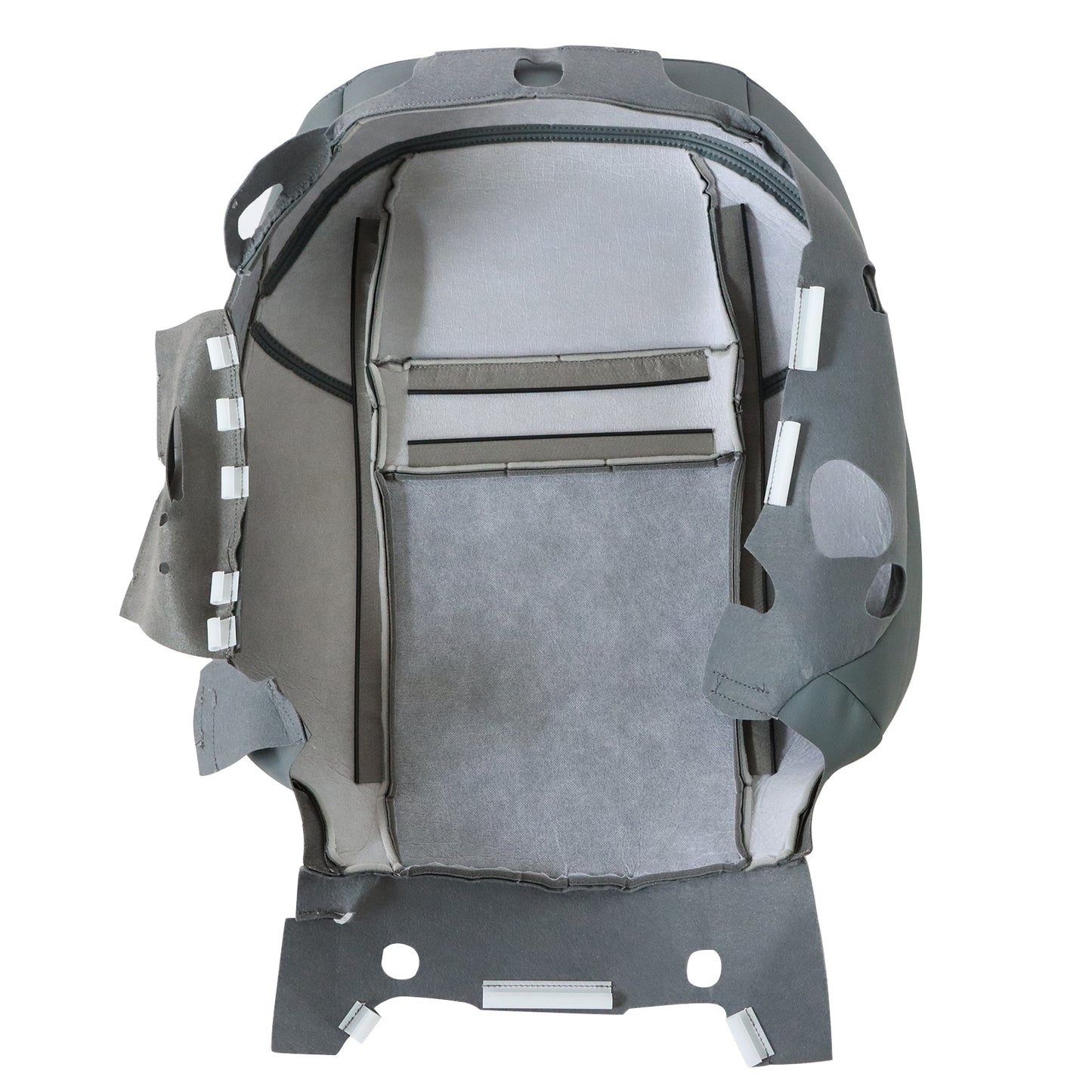 FOR Honda CRV 2007 2008 2009 2010 2011 Driver Lean Back Leather Seat Cover Gray