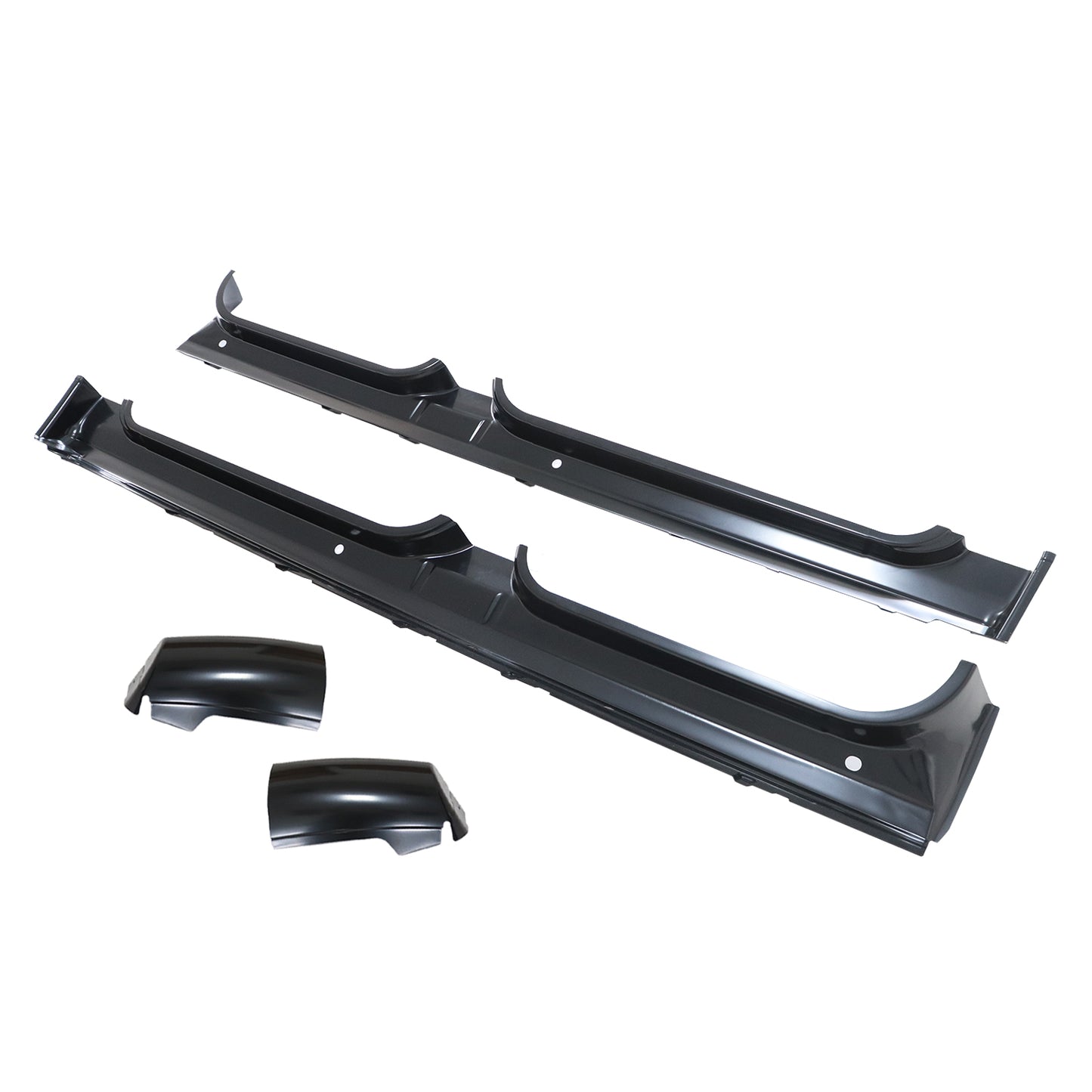 For 2007-2013 Chevy Silverado GMC Sierra Rocker Panel Cab Corner Kit Crew Cab
