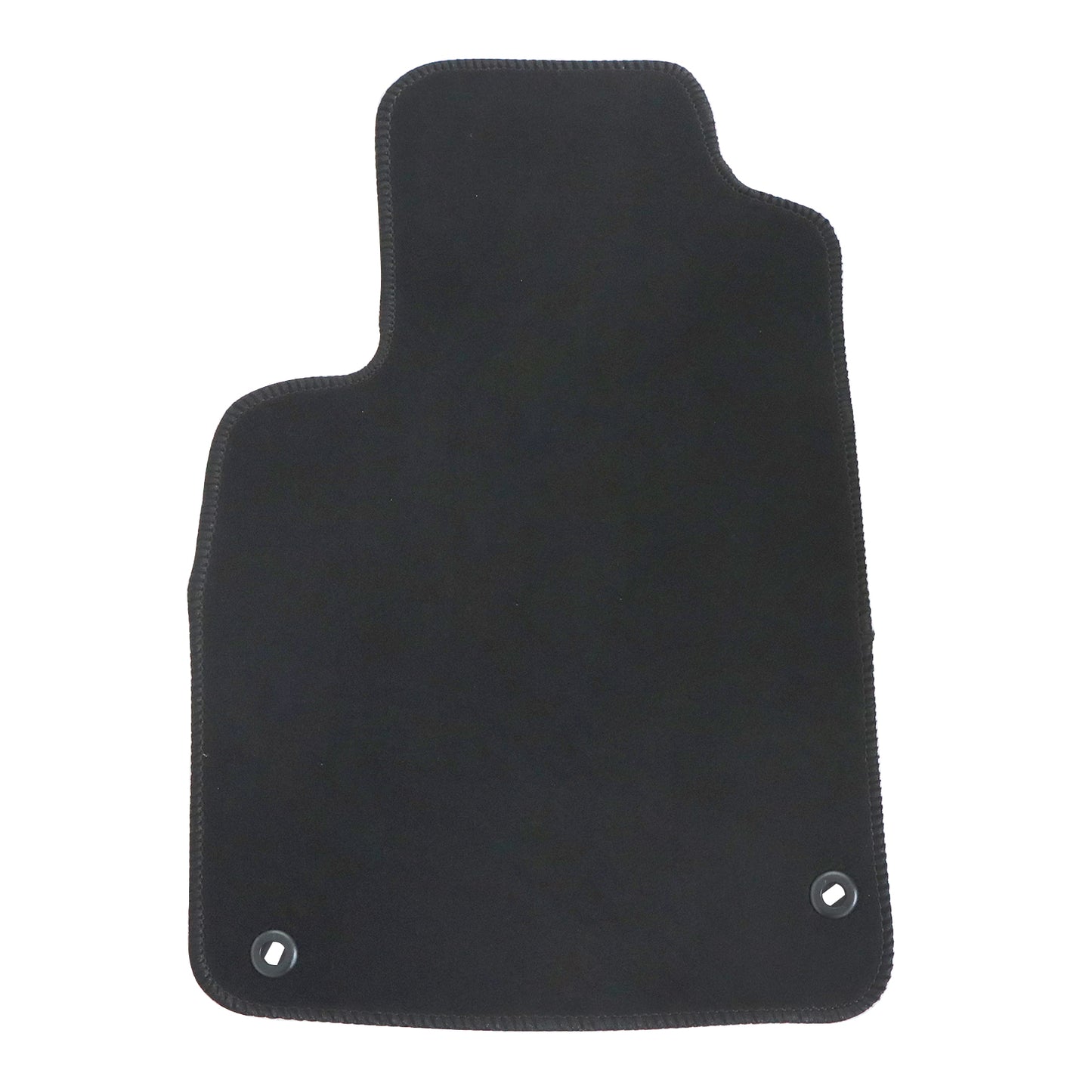 For 2019 2020 2021 Honda Civic 4-Door Velour Front Rear Floor Mats Carpet Black