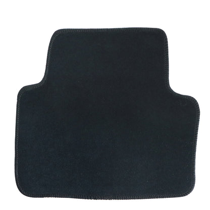For 2019 2020 2021 Honda Civic 4-Door Velour Front Rear Floor Mats Carpet Black