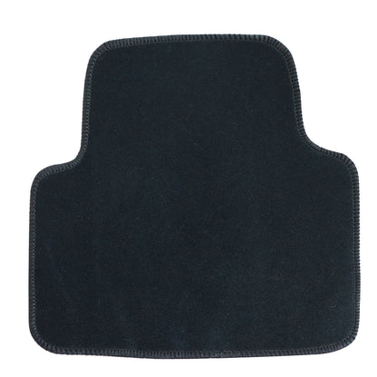 For 2019 2020 2021 Honda Civic 4-Door Velour Front Rear Floor Mats Carpet Black