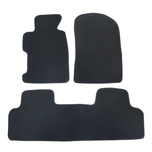 4PCS Fits 2006-2011 Honda Civic 2Dr 4Dr Front & Rear Floor Mats Carpet Black