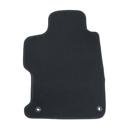 3PCS Fits 2012-2015 Honda Civic Front & Rear Floor Mats Carpet Black Velour