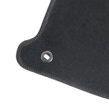 3PCS Fits 2012-2015 Honda Civic Front & Rear Floor Mats Carpet Black Velour