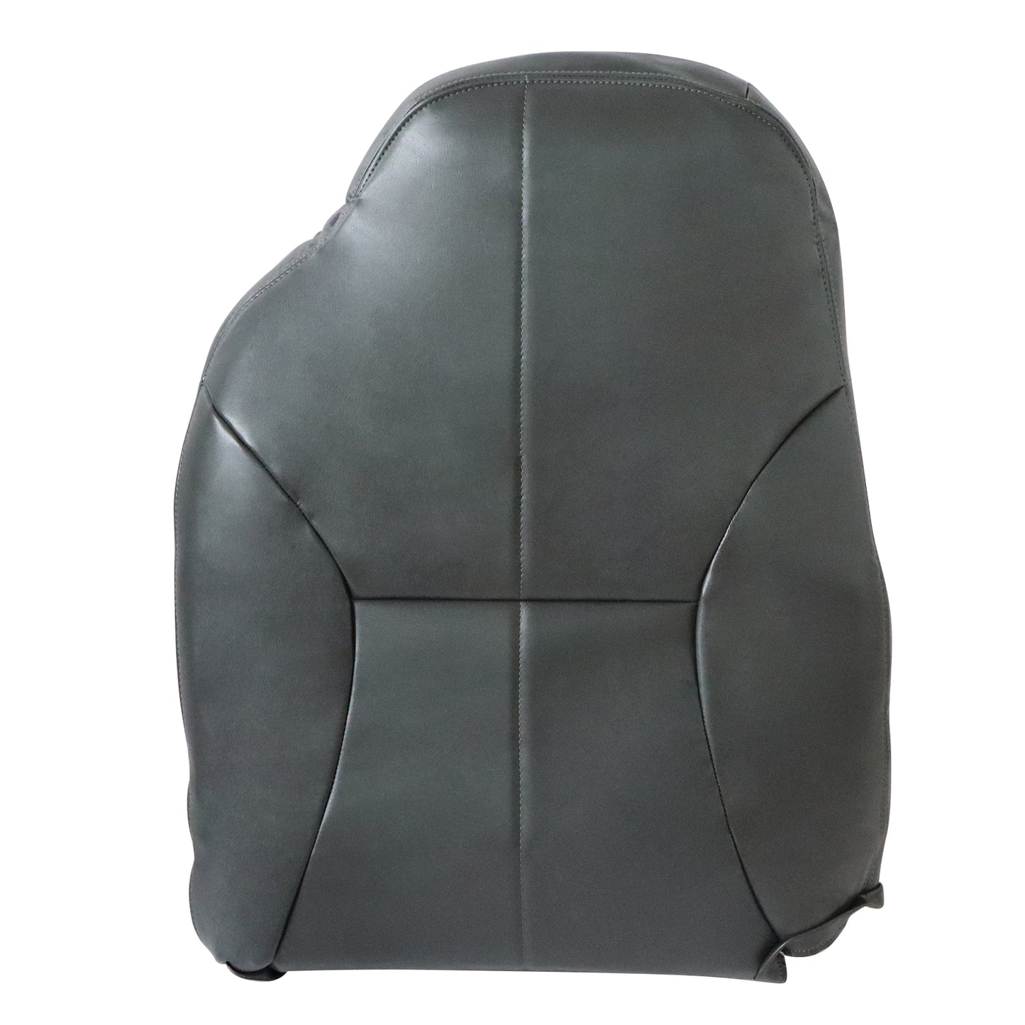 For 1998-02 Dodge Ram 1500 2500 Leather Seat Cover Driver Back Perf Dark Gray